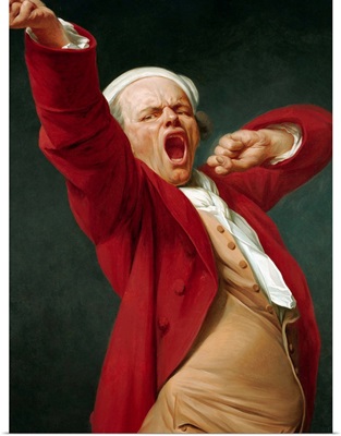 Self-Portrait, Yawning By Joseph Ducreux
