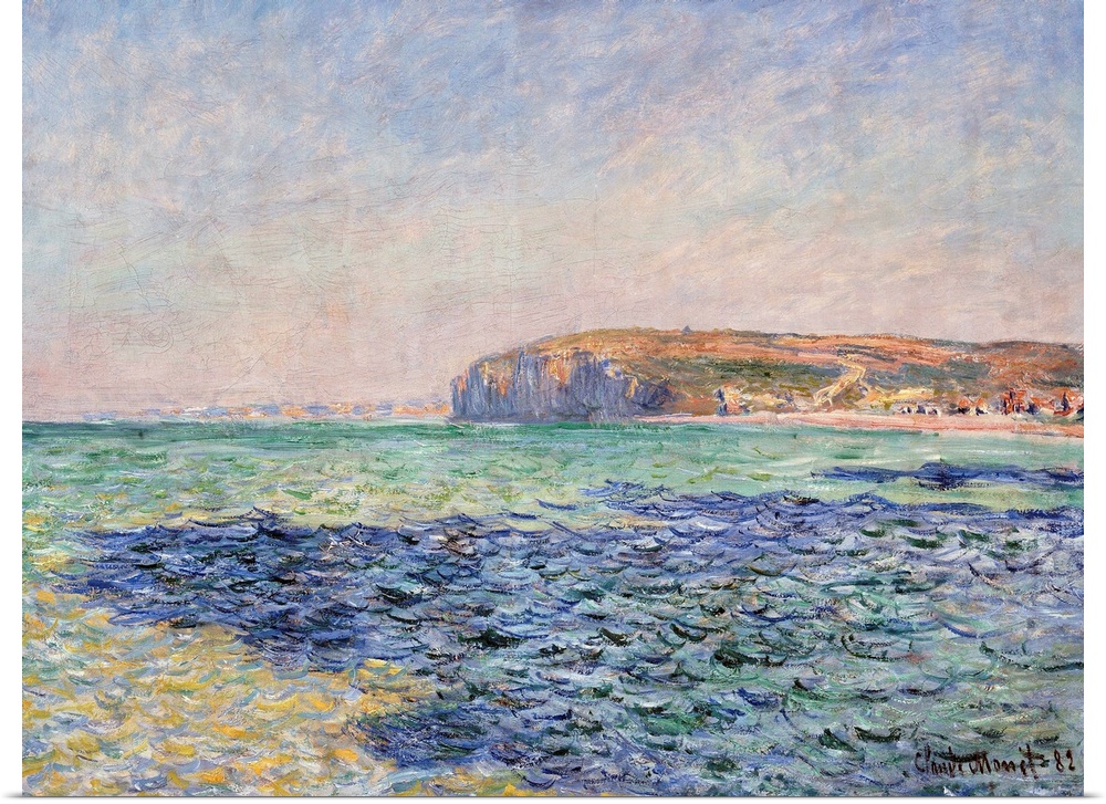 Claude Monet (French, 18401926), Shadows on the Sea - The Cliffs at Pourville, 1882, oil on canvas, 57 x 80 cm (22.4 x 31....