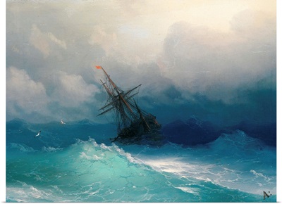 Ship On Stormy Seas
