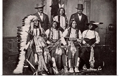 Sioux Chiefs after a meeting at the White House, Washington