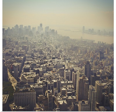 Skyline view of NYC.