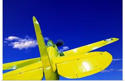 Small yellow airplane