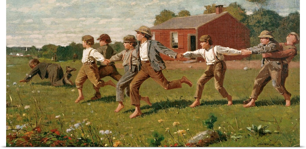 Snap The Whip By Winslow Homer