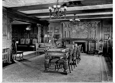 South Library Of Mrs. William R. Hearst'S Clarendon Apartment Home