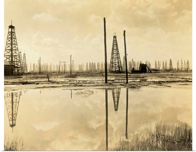 Spindle Top Oil Fields, Beaumont, Texas