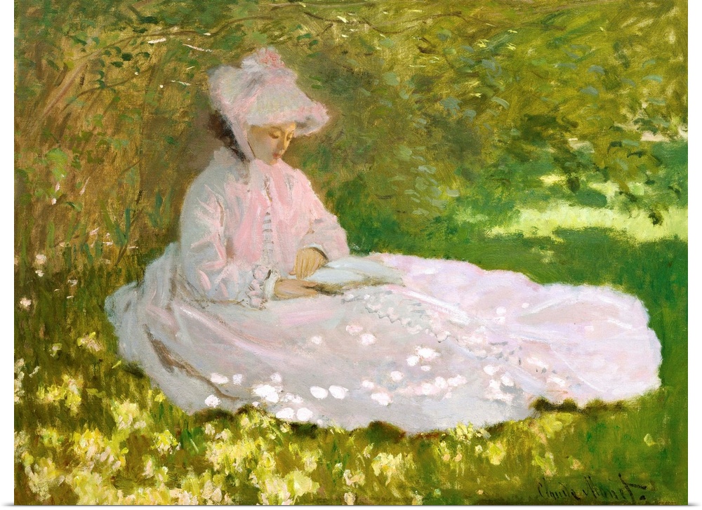 Claude Monet (French, 18401926), Springtime, 1872, oil on canvas, 50 x 65.5 cm (19.7 x 25.8 in), Walters Art Museum, Balti...