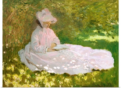 Springtime By Claude Monet