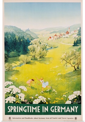 Springtime In Germany Poster By Dettmar Nettelhorst