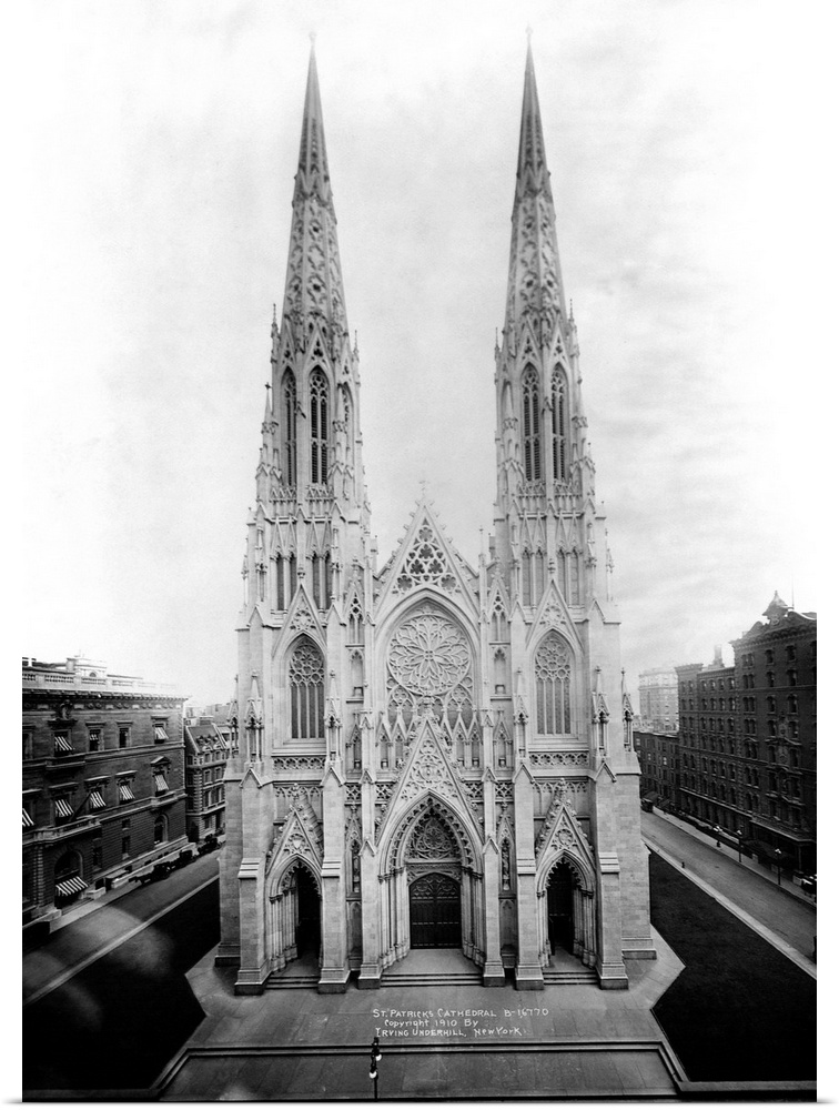 St. Patrick's Cathedral, the largest Catholic cathedral in the United States, stands on Fifth Avenue between 50th and 51st...