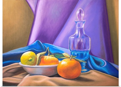 Still Life With Lemon And Tangerines