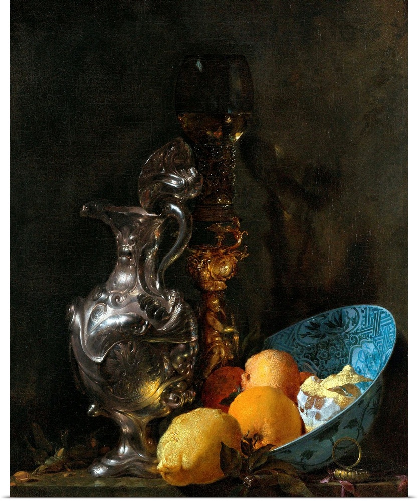 Circa 1655-1657. Oil on canvas. 65.2 x 73.8 cm (25.7 x 29.1 in). Rijksmuseum, Amsterdam, Netherlands.