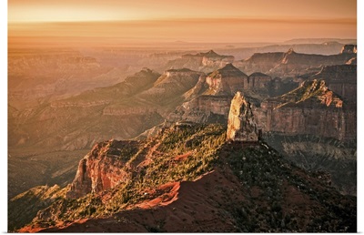 Sunrise at Point Imperial, Grand Canyon North Rim.