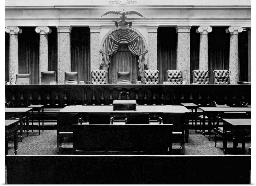 The old Supreme Court Room in the U. S. Capitol. Washington D. C.. | Location: U. S. Capitol, Washington D.C., USA.