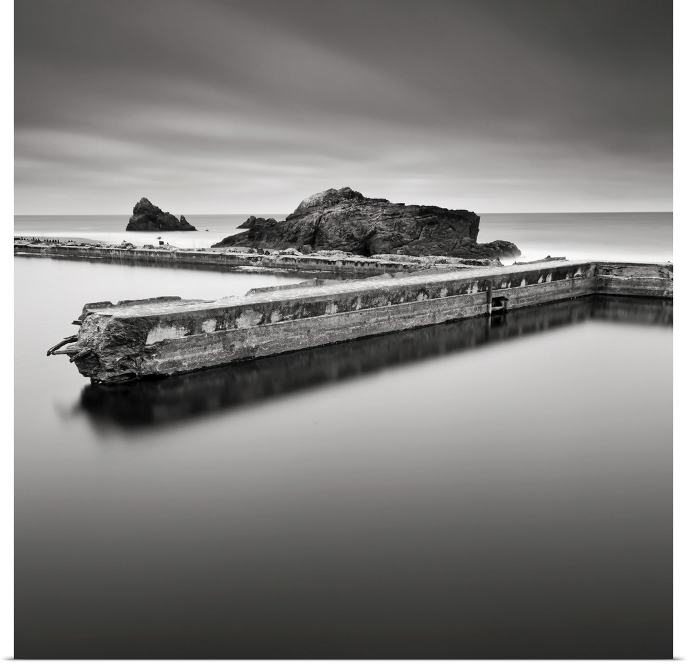 Sutro Baths in San Francisco - popular place for tourists.