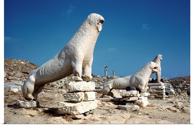 Terrace Of The Lions At Delos