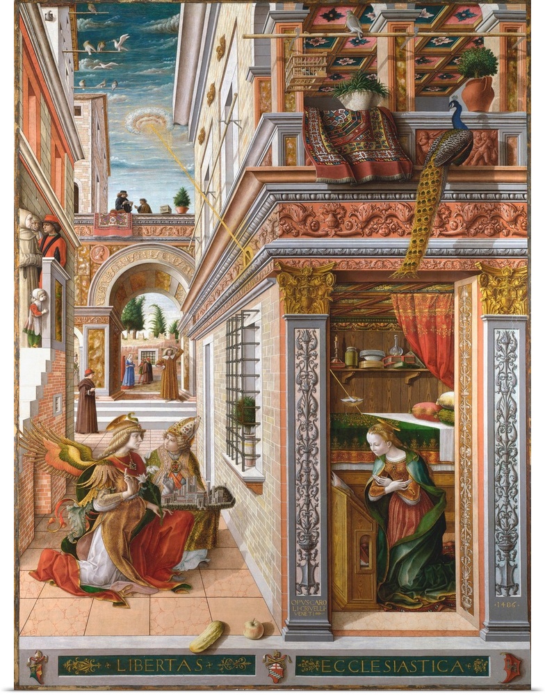 1486, tempera and oil on wood transferred to canvas, 207 x 146.7 cm. National Gallery, London, England.