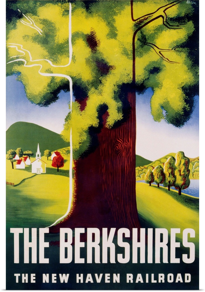 The Berkshires Poster By Ben Nason
