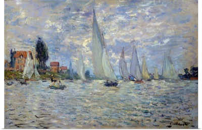 The Boats Or Regatta At Argenteuil