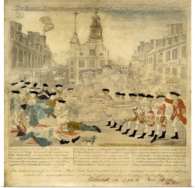 The Boston Massacre Engraving By Paul Revere
