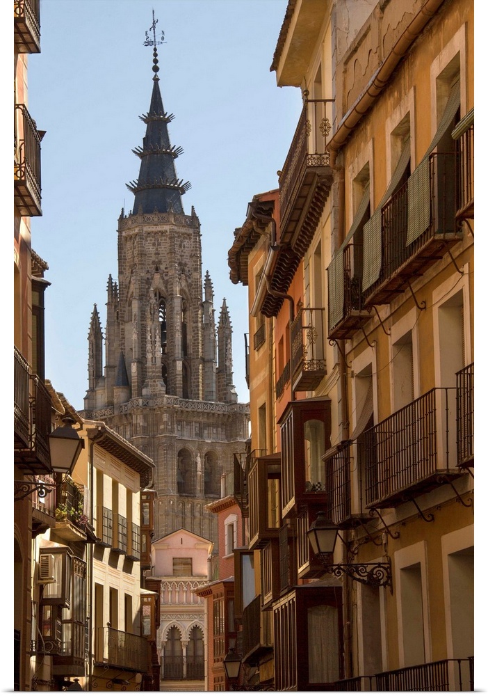 The Cathedral in the city of Toledo in the La Mancha region of central Spain.
