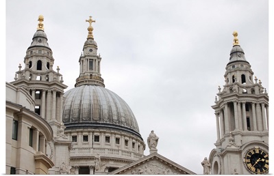 The dome of St. Paul's Cathedral, designed by Sir Christopher Wren