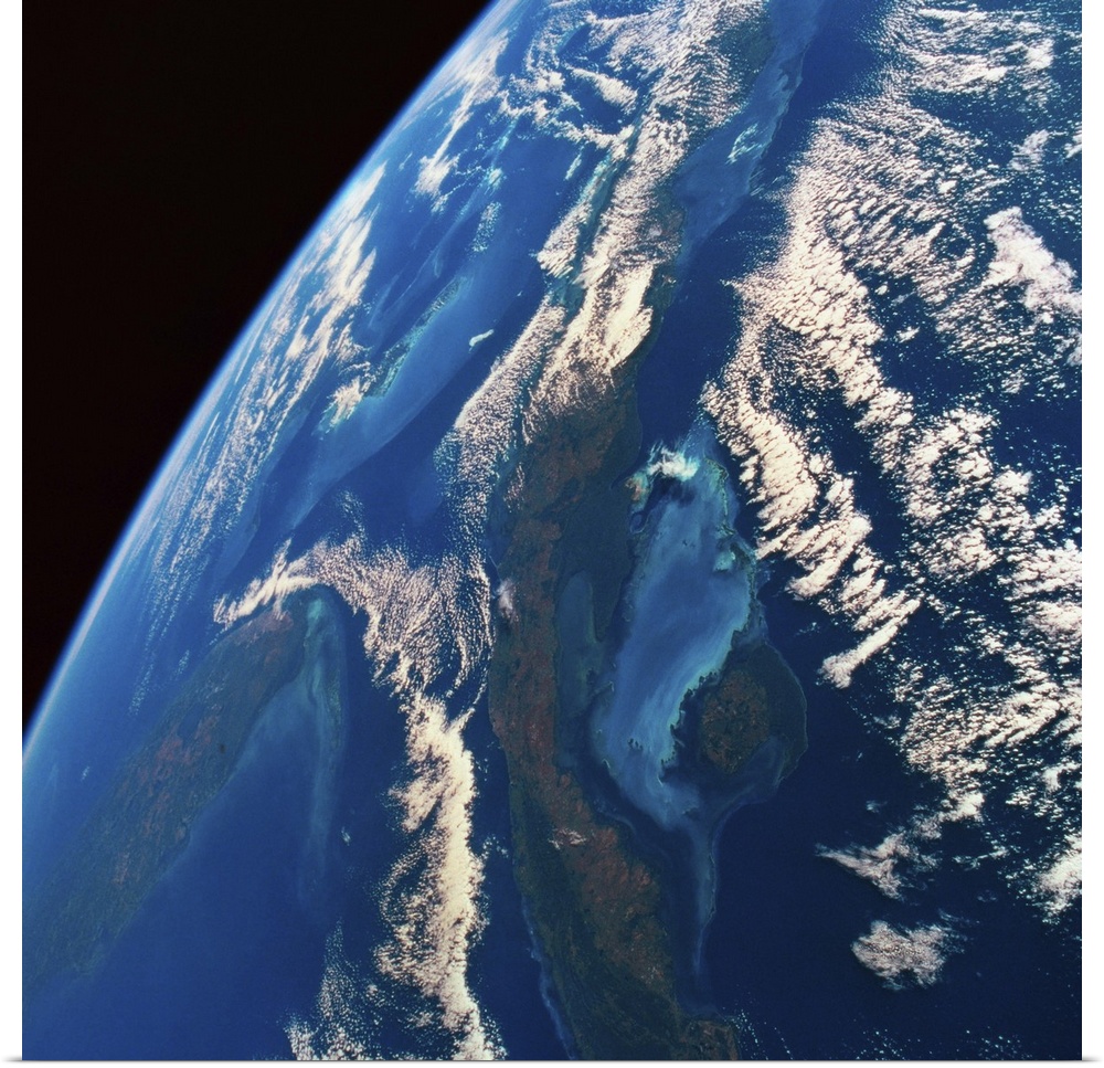 The earth viewed from space