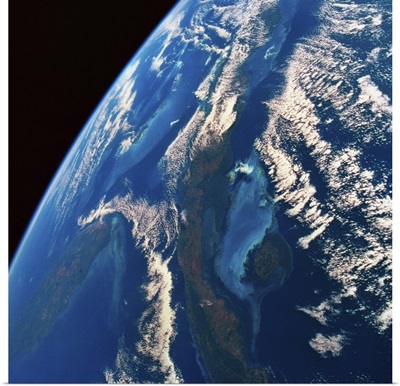 The earth viewed from space