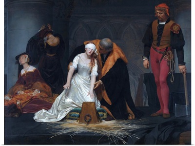 The Execution Of Lady Jane Grey In The Tower Of London In The Year 1554
