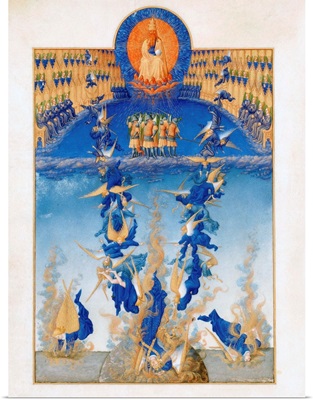 The Fall Of The Rebel Angels From The Tres Riches Heures Du Duc De Berry