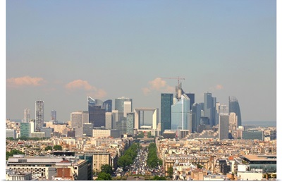 The financial buildings in Paris.