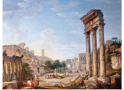 The Forum, Rome, Italy by Giovanni Paolo Panini