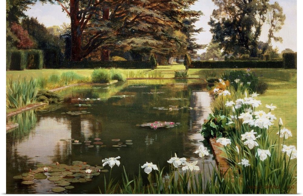 The Garden, Sutton Place, Surrey, England by Ernest Spence