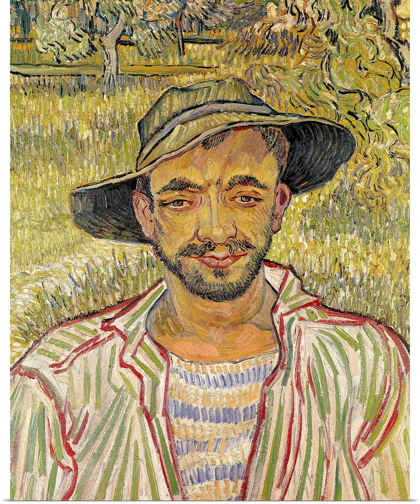 The Gardener, or Young Peasant, 1889 by Vincent Van Gogh (1853-1890) 61x50 cm private collection