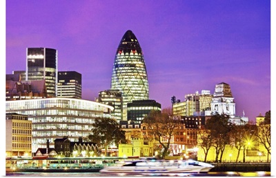 The Gherkin and Tower Of London, England
