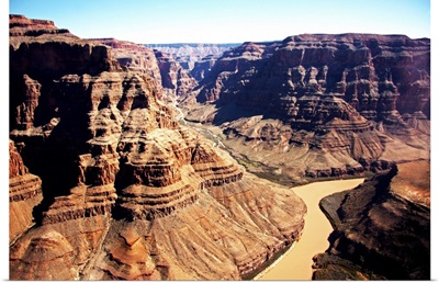 The Grand Canyon and the red Colorado River