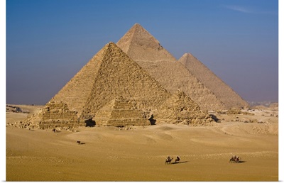 The Great Pyramids of Giza, Egypt.