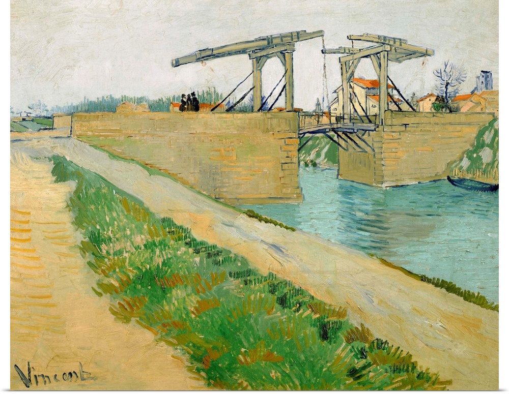 Vincent van Gogh (Dutch, 1853-1890), The Langlois Bridge, 1888. Oil on canvas, 74 x 59.5 cm (29.1 x 23.4 in). Van Gogh Mus...