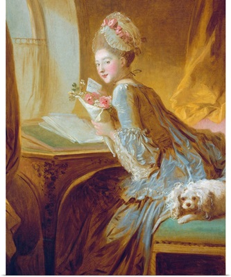 The Love Letter By Jean-Honore Fragonard