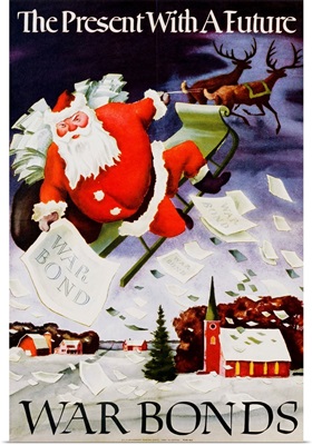The Present With A Future War Bonds Poster By Adolf Dehn