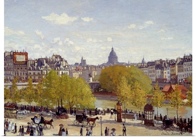 The Quai du Louvre in Paris by Claude Monet