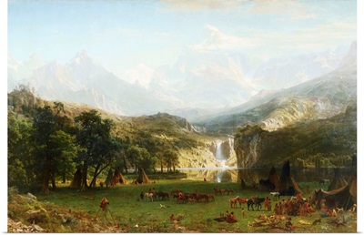 The Rocky Mountains, Lander's Peak By Albert Bierstadt
