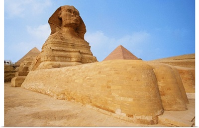 The Sphinx at the Giza pyramid of Chephren, Egypt