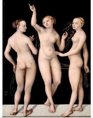 The Three Graces By Lucas Cranach The Elder