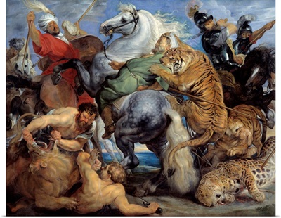 The Tiger Hunt by Peter Paul Rubens