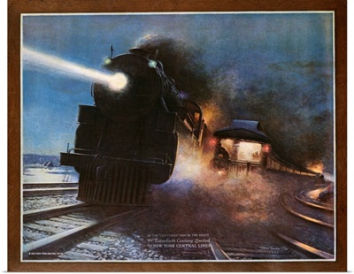 The Twentieth Century Limited Of The New York Central Lines Poster By W.H. Foster