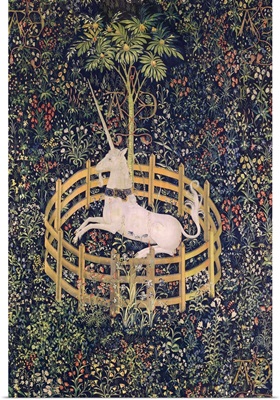 The Unicorn In Captivity Tapestry