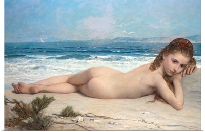 The Young Sea Nymph By Adolphe Jourdan