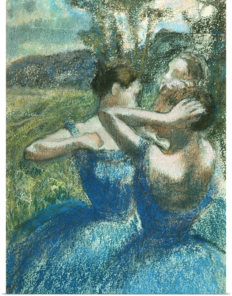 Three Dancers By Edgar Degas