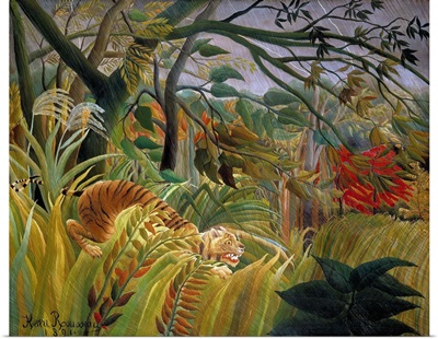 Tiger In A Tropical Storm (Surprised!) By Henri Rousseau