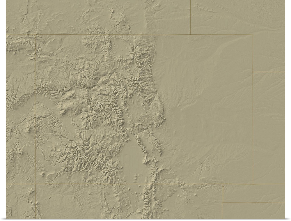 Topographic Map of Colorado